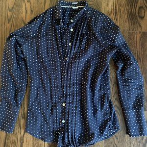 JCrew Polka dot button down